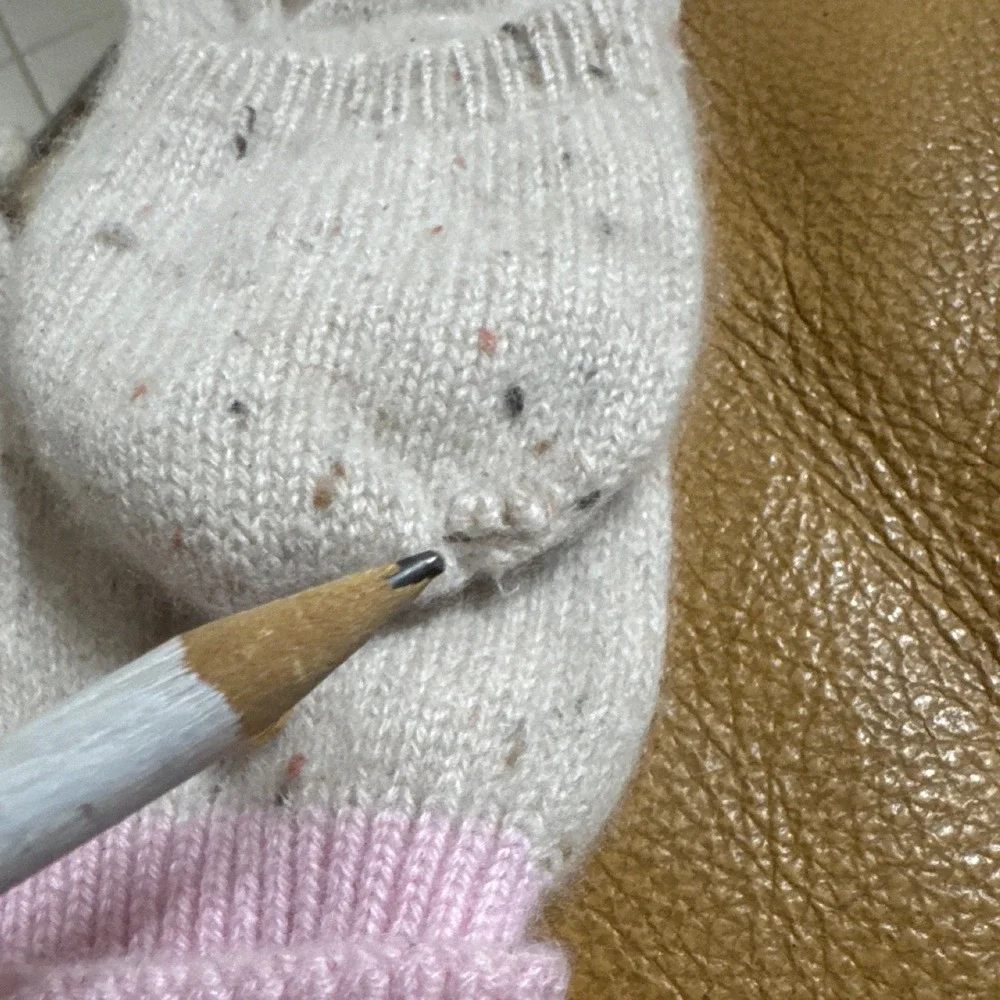 J.Crew Convertible Fingerless  Gloves Speckled Cashmere Blend OLDSTOCK‎  FLAW